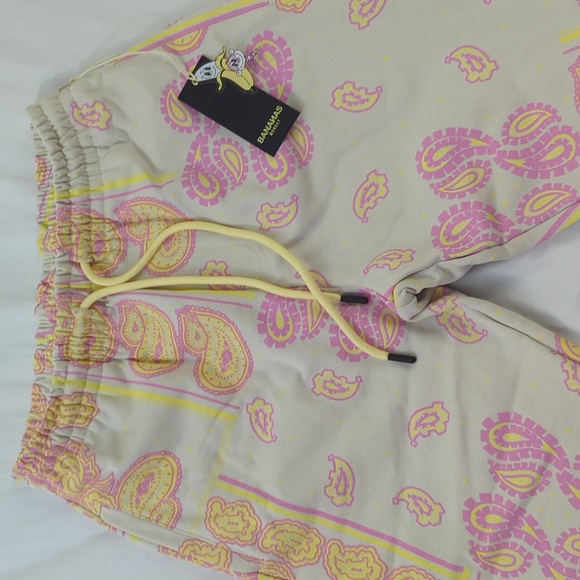 Bananas Monkey Bone Paisley Sweat pants - Picture 5 of 9